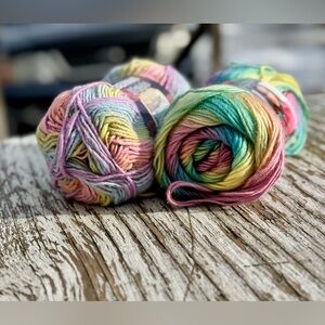 Multicolor Yarn for Fiber Arts